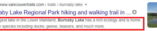 Burnaby meta 